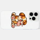 Coques Case-Mate iPhone Chien de glace cool (Verso (horizontal))