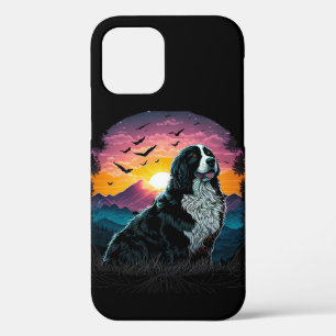 Case-Mate iPhone Case Chien de montagne bernois avec vue sur le lever du