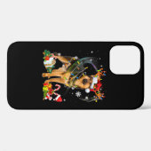 Coques Case-Mate iPhone Chien de Noël berger (Verso (horizontal))