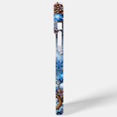 Coques Case-Mate iPhone Chien de Noël mignon (Verso / Gauche)