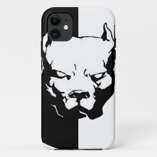 Coques Case-Mate iPhone Chien de Pitbull (Dos)