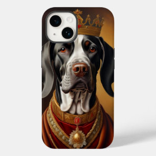 Coque Pour iPhone 14 Chien de pointre brun allemand