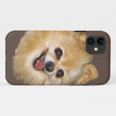 Coques Case-Mate iPhone Chien de Pomeranian personnalisable (Dos (Horizontal))