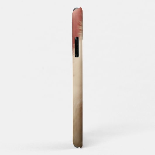 Coques Case-Mate iPhone Chien de Poméranie mignon (Dos/Droite)