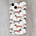 Coque Pour iPhone 14 Plus Chien de saucisse Dachshund<br><div class="desc">Mignonne petite saucisse Dachshund ou des chiens édulcorés en laine. Parfait pour les amoureux de les chiens et les promeneurs de chiens.</div>