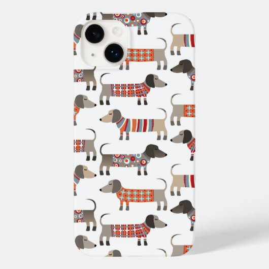 Coques Case-Mate iPhone Chien de saucisse Dachshund (Verso)