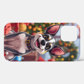 Coques Case-Mate iPhone Chien de style cartoon joyeux (Verso (horizontal))