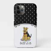 Coques Case-Mate iPhone Chien de Terrier gallois taché - mignon (Dos)