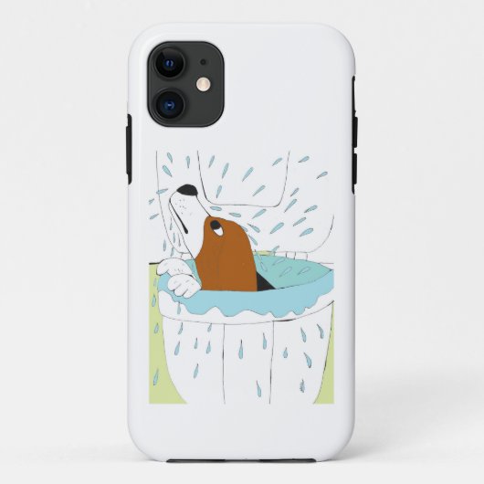 Coques Case-Mate iPhone chien de toilette (Dos)