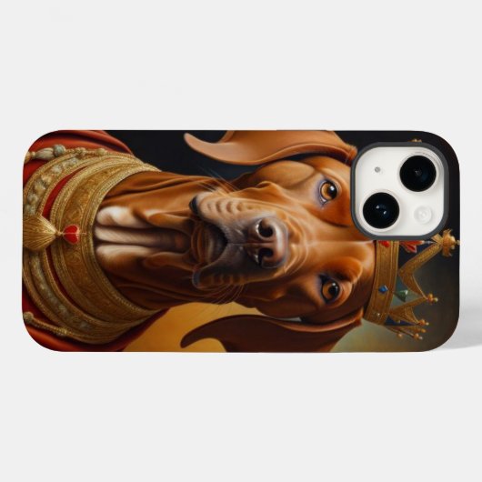 Coques Case-Mate iPhone Chien de Vizsla (Verso (horizontal))