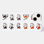 Coques Case-Mate iPhone chien, dessin animé, nature (Verso (horizontal))