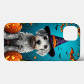 Coques Case-Mate iPhone Chien d'Halloween (Verso (horizontal))