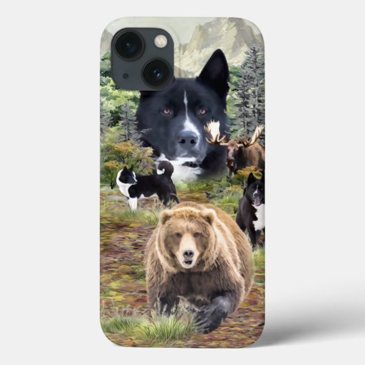 Coques Case-Mate iPhone Chien d'ours karélien (Verso)