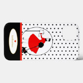 Coques Case-Mate iPhone Chien écossais vintage rétro (Verso (horizontal))