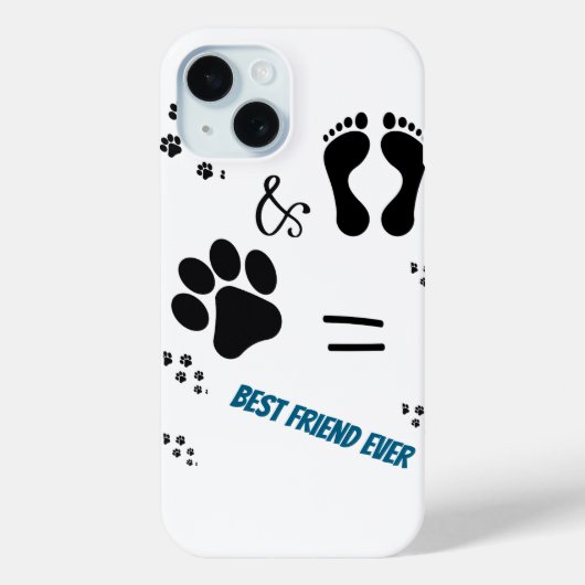 Coques Case-Mate iPhone Chien Empreinte de patte - Animaux de compagnie et (Verso)