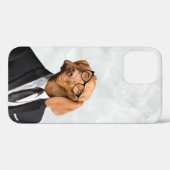 Coques Case-Mate iPhone Chien en tenue (Verso (horizontal))