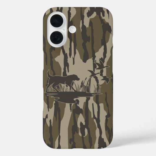 Coques Case-Mate iPhone Chien et canards à peau Camo Bottomland (Verso)