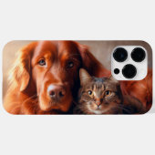 Coques Case-Mate iPhone Chien et chat (Verso (horizontal))