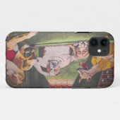 Coques Case-Mate iPhone chien jouer au billard (Dos (Horizontal))