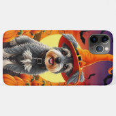 Coques Case-Mate iPhone Chien joyeux d'Halloween (Dos (Horizontal))