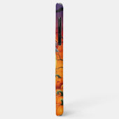 Coques Case-Mate iPhone Chien joyeux d'Halloween (Dos/Gauche)