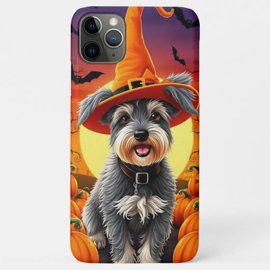Coques Case-Mate iPhone Chien joyeux d'Halloween (Dos)