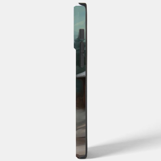 Coques Case-Mate iPhone Chien maltais à Noël de neige (Verso / Gauche)