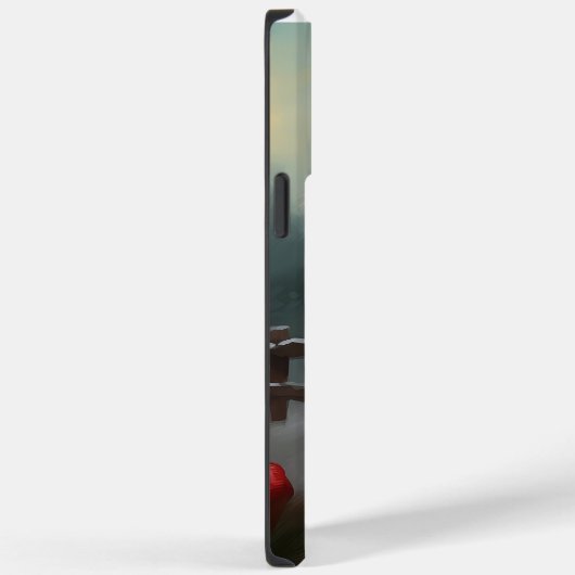 Coques Case-Mate iPhone Chien maltais à Noël de neige (Verso / Droite)