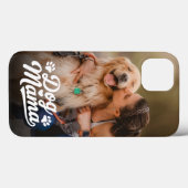 Coques Case-Mate iPhone Chien Maman Pet Photo (Verso (horizontal))