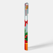 Coques Case-Mate iPhone Chien mignon père Noël (Verso / Droite)