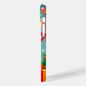 Coques Case-Mate iPhone Chien mignon père Noël (Verso / Gauche)