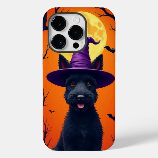 Coques Case-Mate iPhone Chien noir assis dans une pose fantaisiste (Verso)