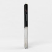 Coques Case-Mate iPhone Chien noir et blanc à la frontière (Dos/Droite)