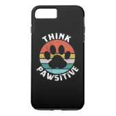 Coques Case-Mate iPhone Chien Paw Paw Pawsitive Amoureux des chiens (Dos)