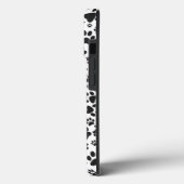 Coques Case-Mate iPhone Chien Paws noir et blanc Polka Dot Coque-Mate iPho (Verso / Gauche)