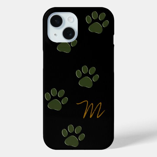 Coques Case-Mate iPhone Chien Paws personnalisé (Verso)