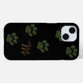 Coques Case-Mate iPhone Chien Paws personnalisé (Verso (horizontal))