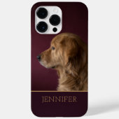 Coques Case-Mate iPhone Chien Photo pour animaux de compagnie Golden Retri (Verso)