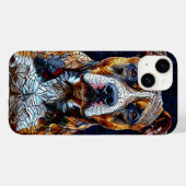 Coques Case-Mate iPhone Chien Pitbull (Verso (horizontal))