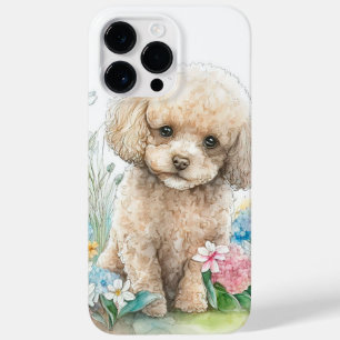 COQUE POUR POUR iPhone 14 PRO MAX CHIEN POULET BLANC ADORABLE EN COULEUR D'EAU