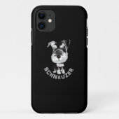 Coques Case-Mate iPhone Chien Schnauzer (Dos)