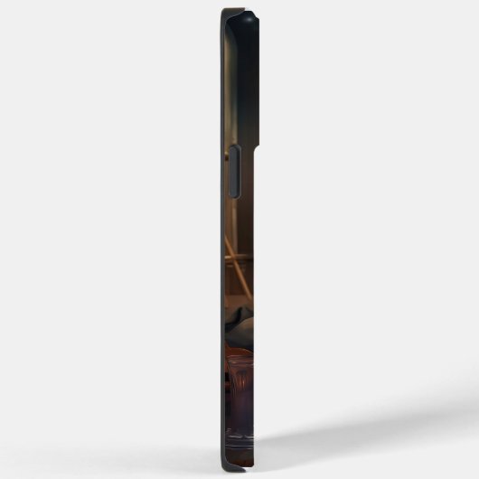 Coques Case-Mate iPhone Chien-taureau Citrouille Halloween effrayant (Verso / Droite)