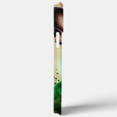 Coques Case-Mate iPhone Chien-taureau français en tenue de la Saint Patric (Verso / Droite)