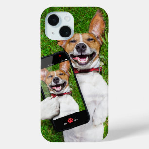 Coque Pour iPhone 15 Chien très drôle