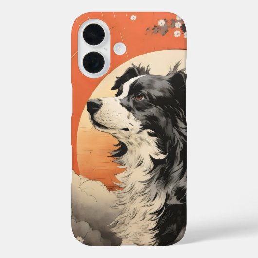 Coques Case-Mate iPhone Chien Ukiyo-e (Verso)