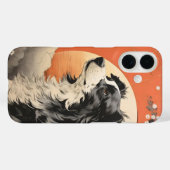 Coques Case-Mate iPhone Chien Ukiyo-e (Verso (horizontal))