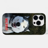 Coques Case-Mate iPhone "Chien un oeil fermé MICHKU (Verso (horizontal))