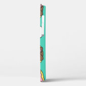 Coques Case-Mate iPhone Chiens amusants, beignets, motif de café. (Verso / Gauche)