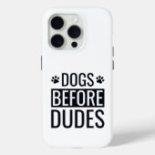 Coques Case-Mate iPhone Chiens avant les mecs Citation (Verso)