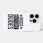 Coques Case-Mate iPhone Chiens avant les mecs Citation (Verso (horizontal))